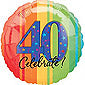 Celebrate 40th Birthday Balloon