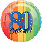 Celebrate 80th Birthday Balloon