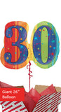 Giant Celebrate 30th Birthday Balloon