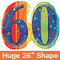 Giant Celebrate 60th Birthday Balloon