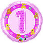 1st Birthday Pink Teddies Balloon Gift
