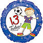 Boy 13 today Birthday Balloon