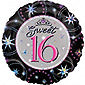 Sweet 16 Sparkle Birthday Balloon - 1 Balloon