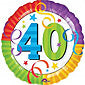 Perfection 40 Birthday Balloon