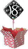 18 Elegant Sparkles Birthday Balloon