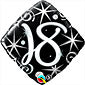 18 Elegant Sparkles Birthday Balloon