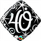 40 Elegant Sparkles Birthday Balloon