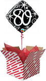 80 Elegant Sparkles Birthday Balloon