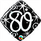 80 Elegant Sparkles Birthday Balloon