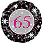 65th Birthday Sparkle Balloon