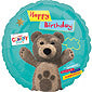Little Charley Bear Happy Birthday Balloon