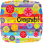 Congratulations Bright Bubbles Balloon Gift