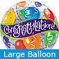 Large Congratulations Balloons Helium Balloon