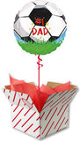 #1 Dad Football Helium Balloon