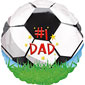 #1 Dad Football Helium Balloon