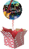 Dad Rocks Balloon Gift