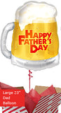 Large Father's Day Beer Mug Balloon