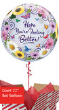 Large Feel Better Butterfly Garden Balloon
