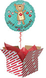 Get Well Bear Balloon Gift