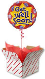 Get Well Soon Balloon - Burst & Swirls