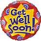 Get Well Soon Balloon - Burst & Swirls