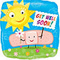 Get Well Soon Band-Aid Balloon