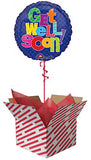Multi Patterns Get Well Balloon