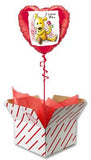 I Love You Single Rose Balloon