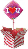 Love Heart U Balloon Gift