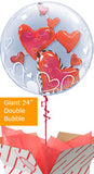 Large Floating Hearts Love Balloon