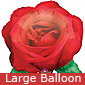Large Red Rose Balloon