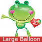 Large Be Mine Frog Balloon