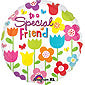 Special Friend Flowers Balloon