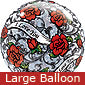 Large I Love You Red Roses Balloon