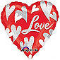 Swirl Hearts Love Balloon