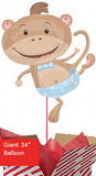 Monkey Boy Baby Balloon
