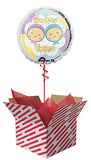New Baby Twins Balloon Gift