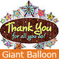 Large Thank You Marquee Balloon