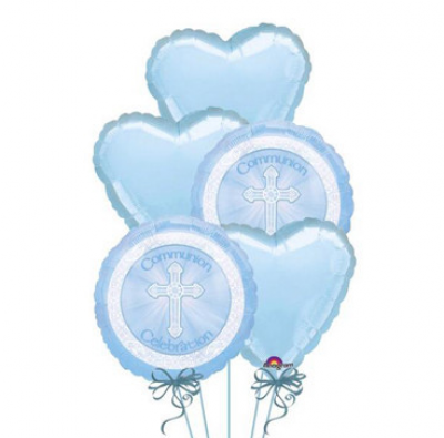 Boys Communion Balloon Bouquet (3)