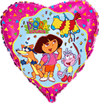 18" LOOSE DORA THE EXPLORER FOIL