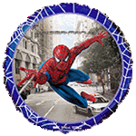 18" LOOSE SPIDERMAN 3 CITY FOIL