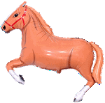 BROWN HORSE SUPER SHAPE