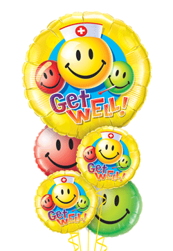 Get Well Balloons Bouquet