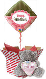 Special Gift For Mum - Teddy Bear and Balloon