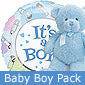 Baby Boy Gift - Balloon and Teddy Bear