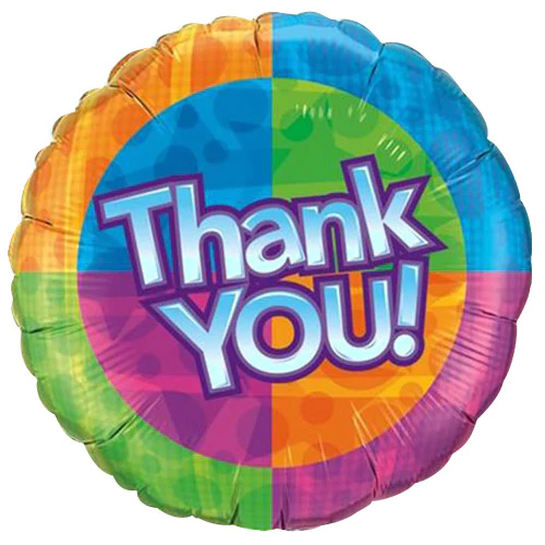 Thank You! Patterns Balloon Gift