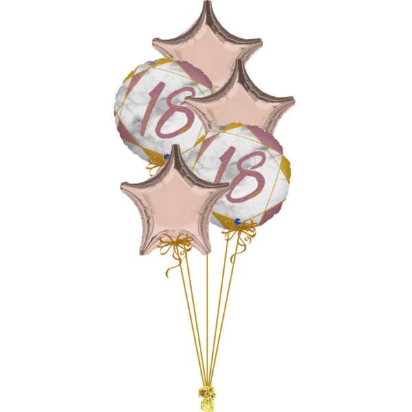 Rose Gold Age 18 Bunch