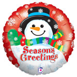 Cheerful Snowman Balloon